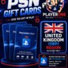 PSN DIGITAL GIFT CARDS (UK)