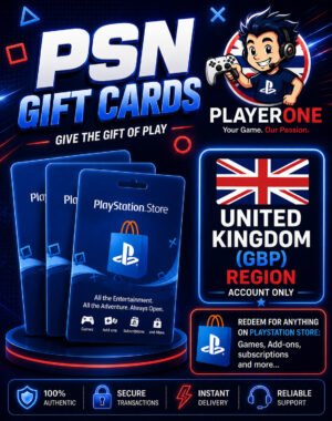 PSN DIGITAL GIFT CARDS (UK)