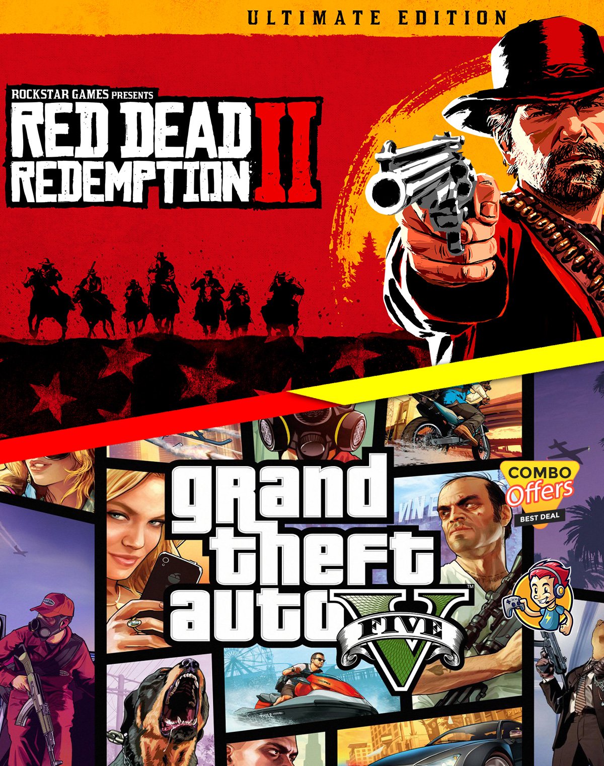 PS Bundle 74 - Red Dead Redemption 2 & GTA V