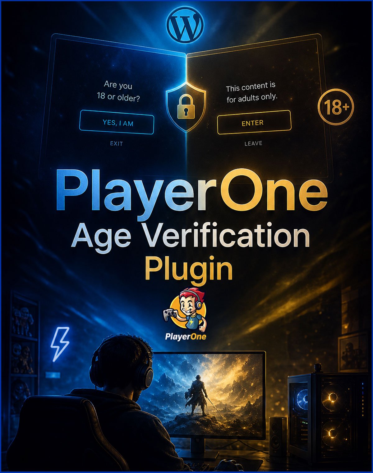 Age Verification Plugin - Lifetime Access (1 Wordpress site only)