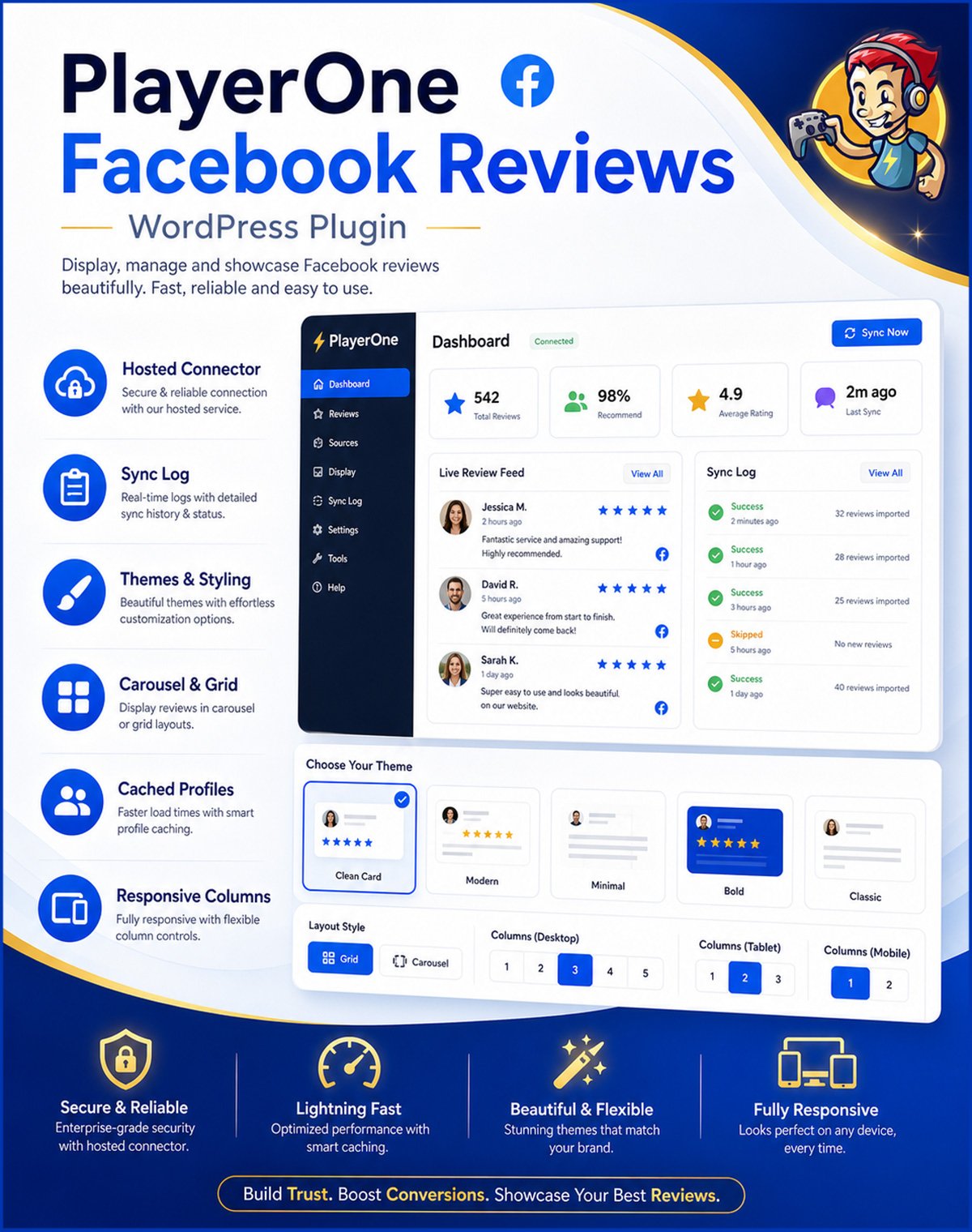 PlayerOne_Facebook_Review_Features